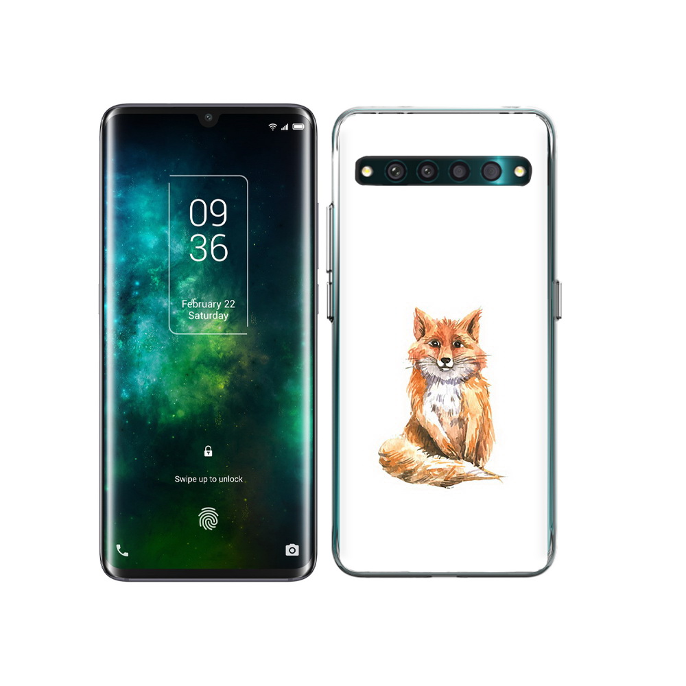 

Чехол MyPads Tocco для TCL 10 Pro детская лиса, Прозрачный, Tocco