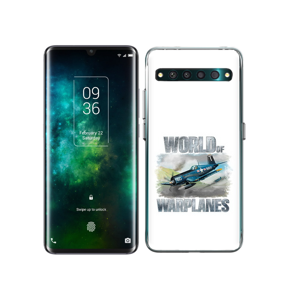 

Чехол MyPads Tocco для TCL 10 Pro Боевой самолет, Прозрачный, Tocco