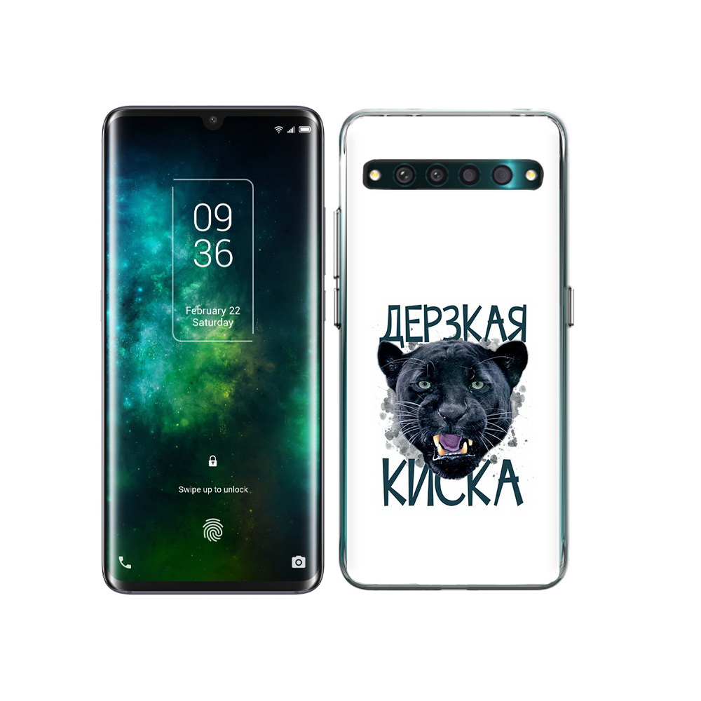 

Чехол MyPads Tocco для TCL 10 Pro дерзкая киска, Прозрачный, Tocco