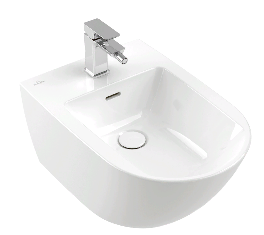 Биде подвесное Villeroy&Boch Subway 3.0 Альпийский белый CeramicPlus 447000R1