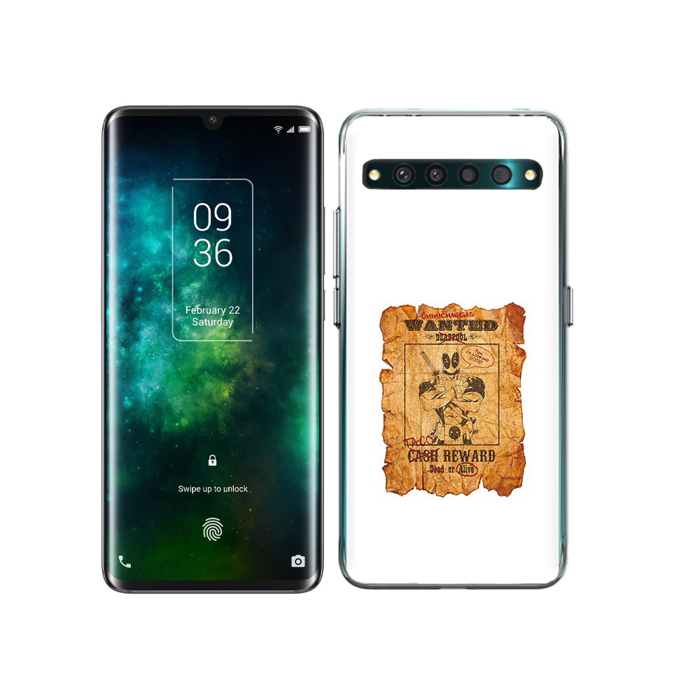 

Чехол MyPads Tocco для TCL 10 Pro дедпул, Прозрачный, Tocco