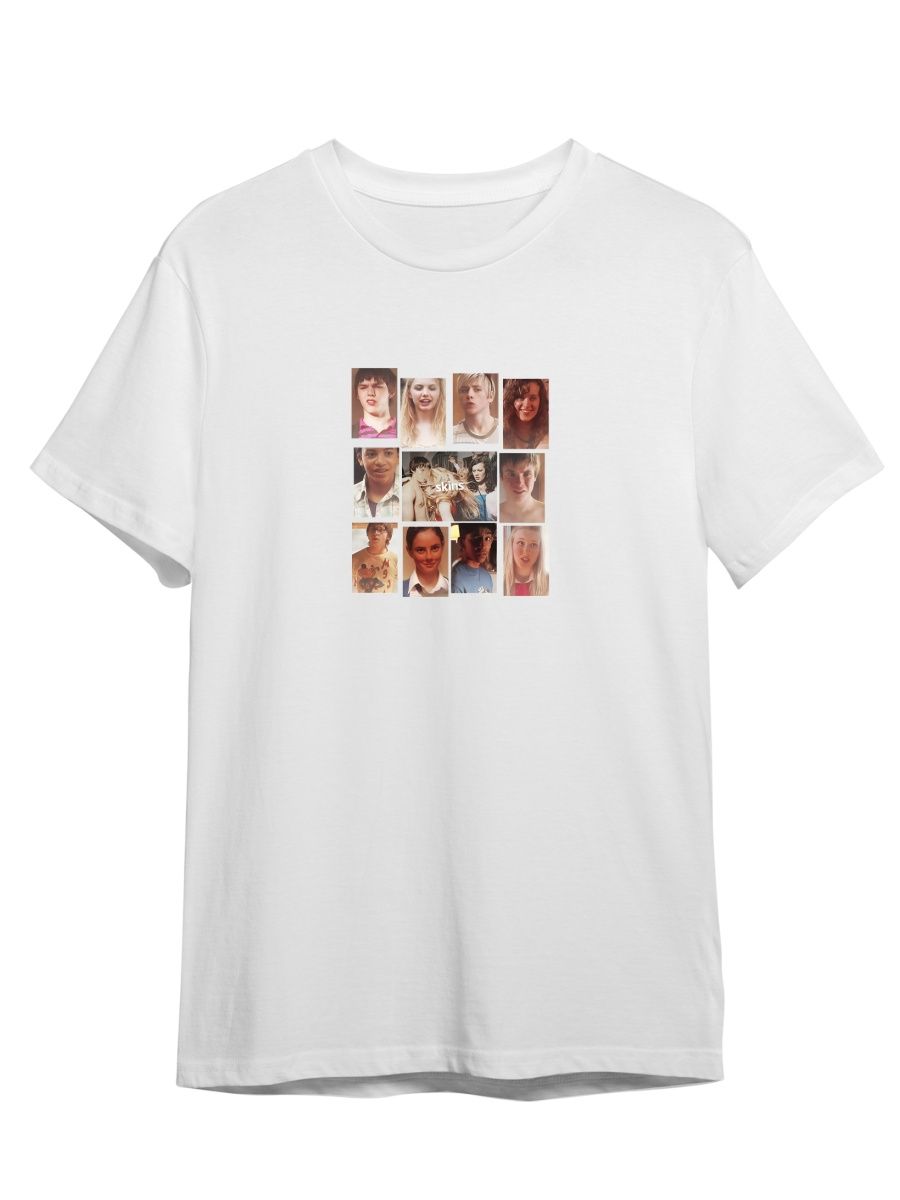 

Футболка унисекс СувенирShop Skins/Скинс/Молокососы 11 белая L, Белый, "Skins/Скинс/Молокососы" 11