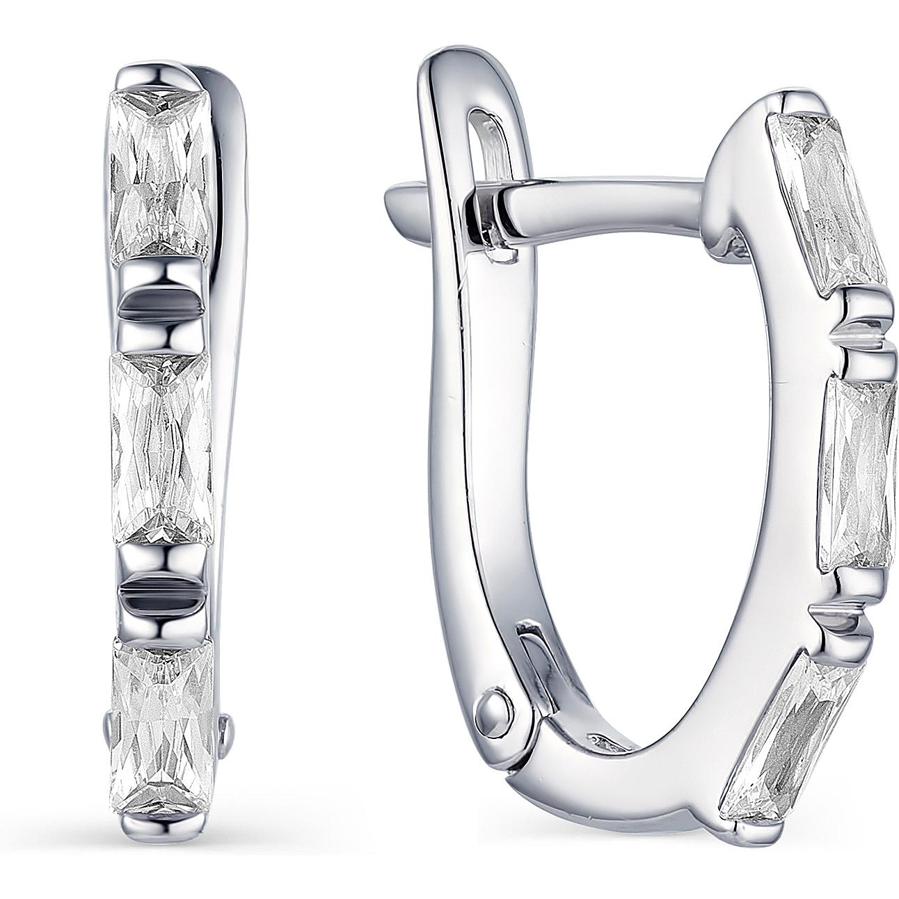 

Серьги из серебра с фианитом АЛЬКОР 02-1505_00КЦ-00, 02-1505_00КЦ-00
