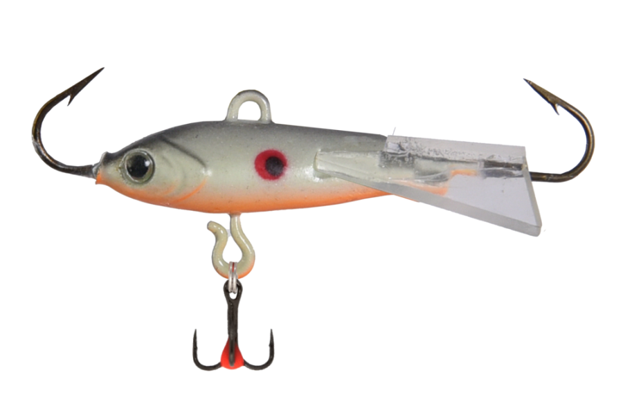 

Балансир для зимней рыбалки Окуневый 3см, 4г, цвет 82 7 / 16 / 4 / серый / 18 / 40, Окуневый