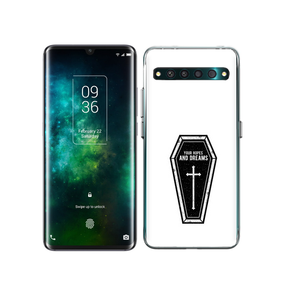 

Чехол MyPads Tocco для TCL 10 Pro гроб с мечтами, Прозрачный, Tocco