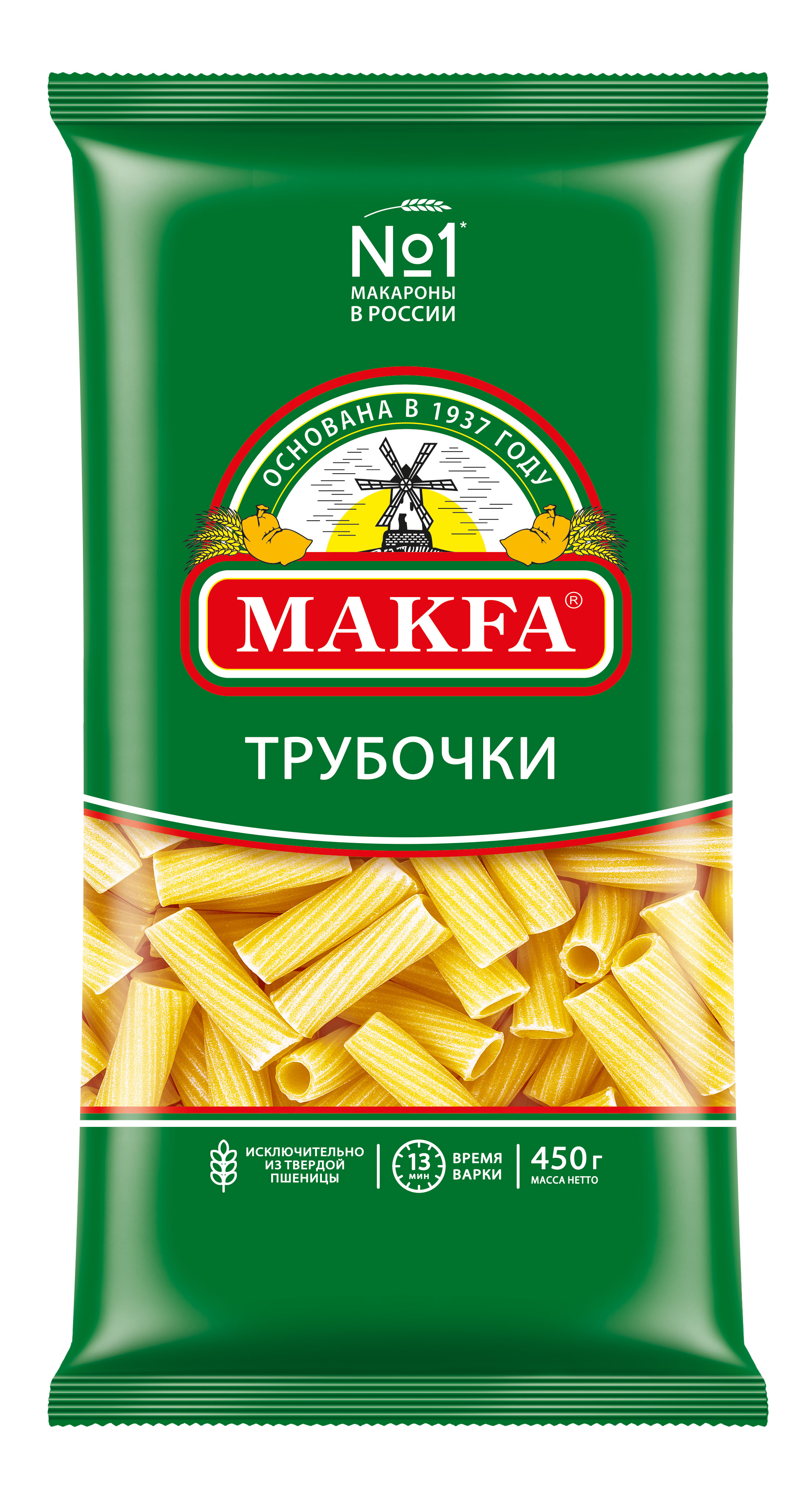 

Макаронные изделия Makfa Трубочки 450 г