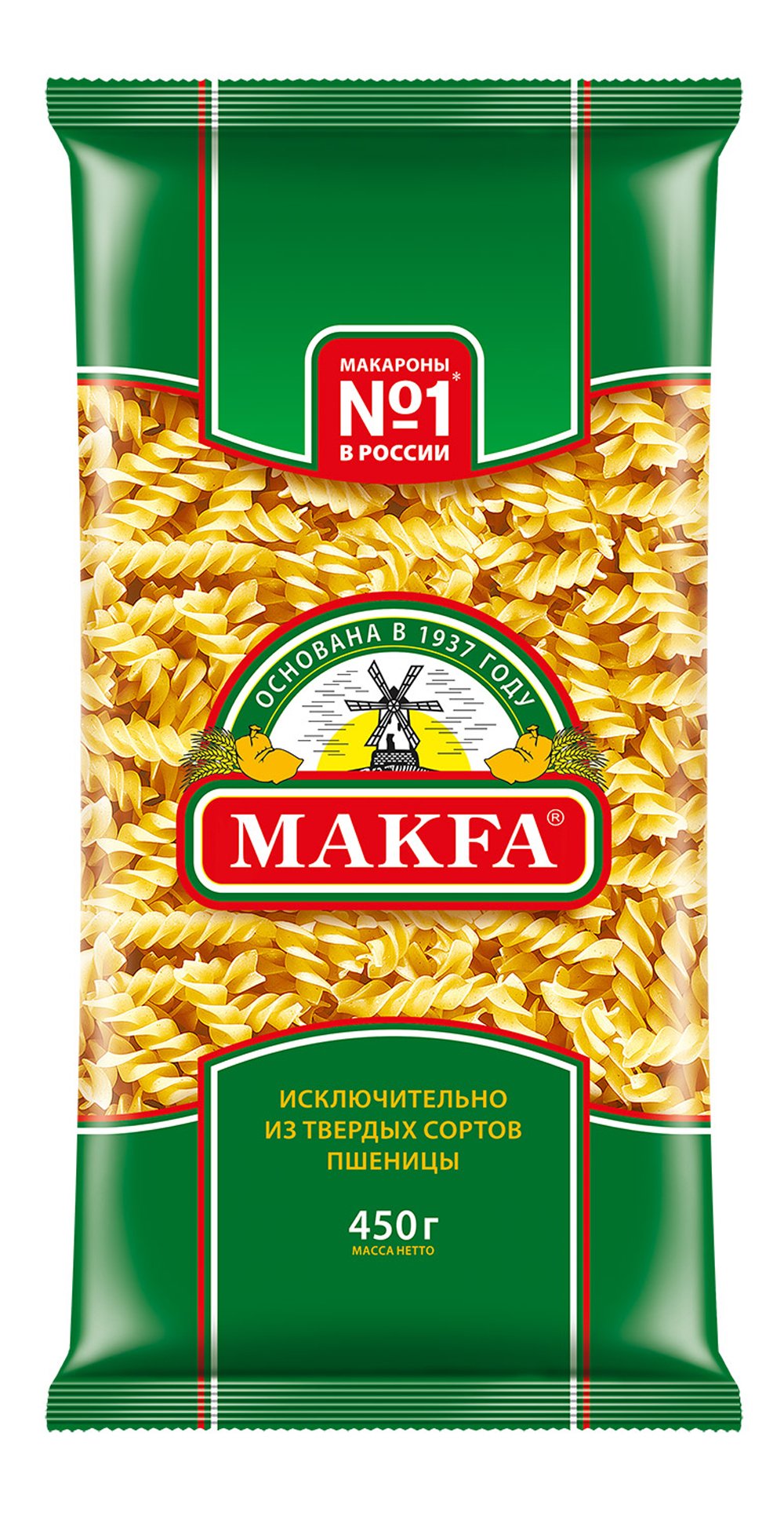 фото Макаронные изделия makfa спирали 450 г