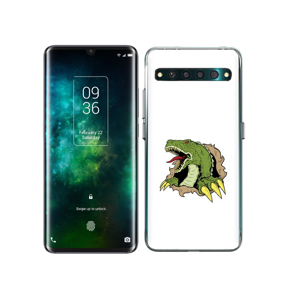 

Чехол MyPads Tocco для TCL 10 Pro годзила, Прозрачный, Tocco