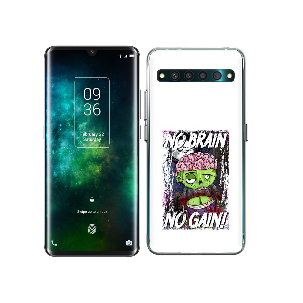 

Чехол MyPads Tocco для TCL 10 Pro глупый зомби, Прозрачный, Tocco