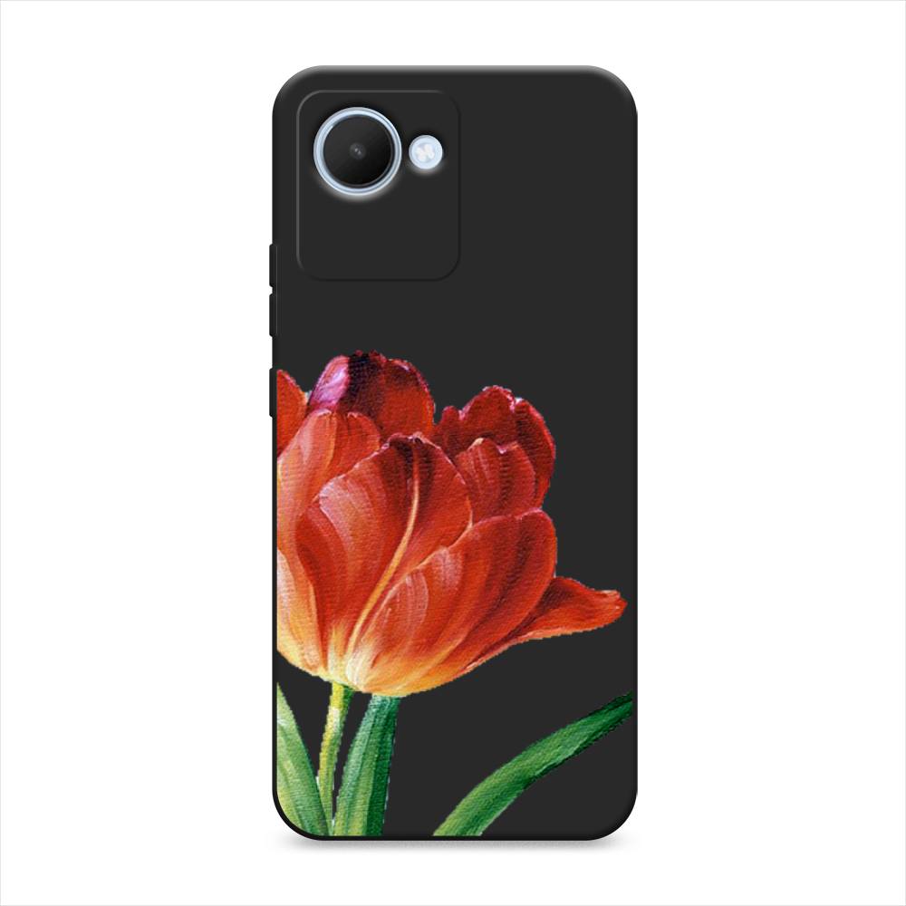 

Чехол Awog 2510552-1 для Realme C30 "Красный тюльпан", Оранжевый;зеленый, 2510552-1
