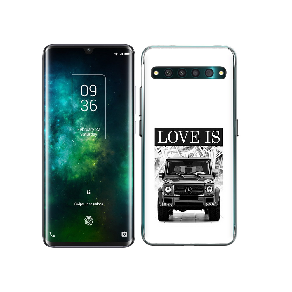

Чехол MyPads Tocco для TCL 10 Pro гелик, Прозрачный, Tocco
