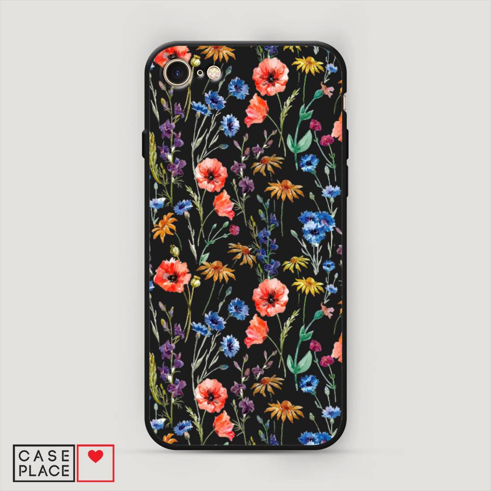 

Чехол Awog на Apple iPhone 8 / Айфон 8 "Маки и васильки фон", 10852-1