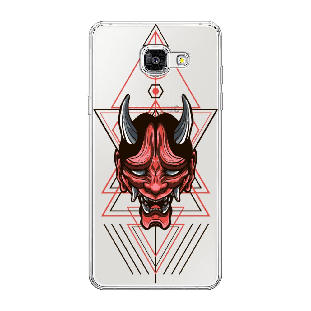 

Чехол на Samsung Galaxy A5 2016 "Hanya Oni mask", Серый;красный;черный, 20550-4