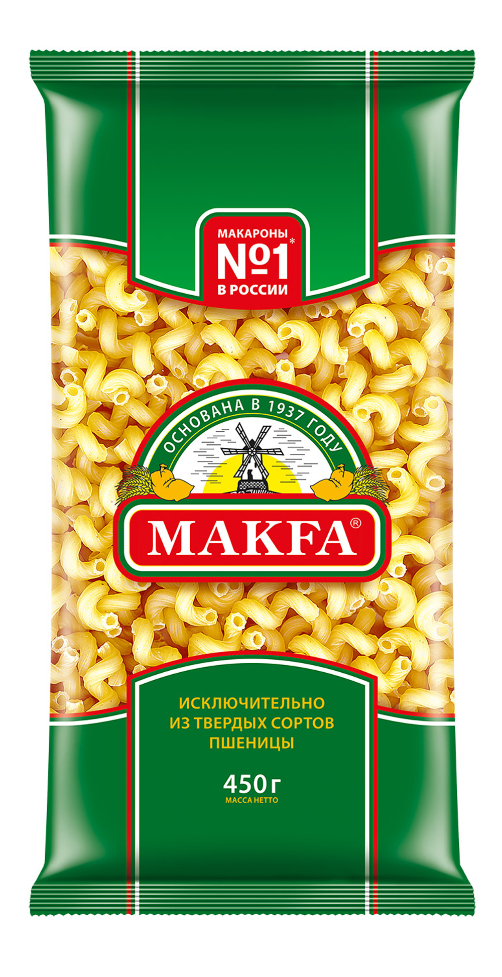 фото Макаронные изделия makfa витки 450 г