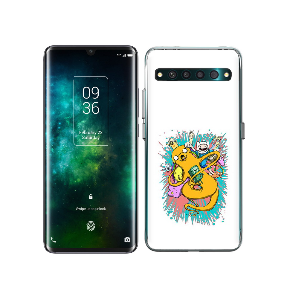 

Чехол MyPads Tocco для TCL 10 Pro время приключений рисунок, Прозрачный, Tocco