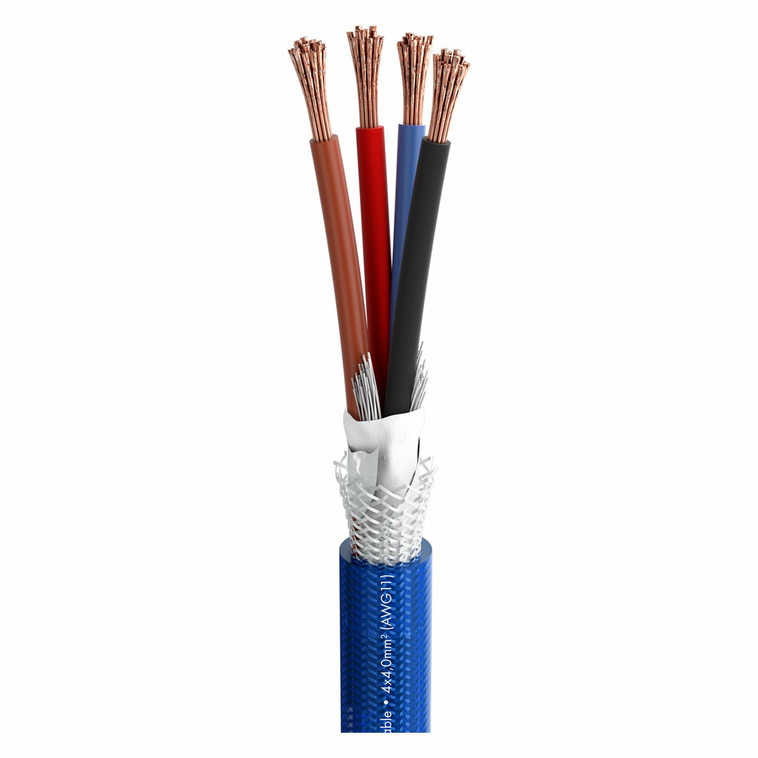 

Кабель акустический с катушки Bi-Wire Sommer Cable 485-0052-440 SC-Quadra Blue, 485-0052-440 SC-Quadra Blue