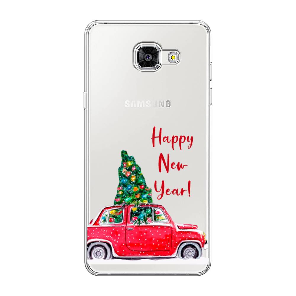 

Чехол на Samsung Galaxy A5 2016 "Happy New Year", Красный;зеленый, 20550-5
