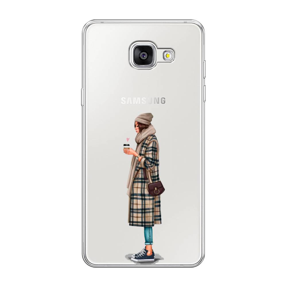 

Чехол на Samsung Galaxy A5 2016 "Утренний кофе", Коричневый;бежевый, 20550-6