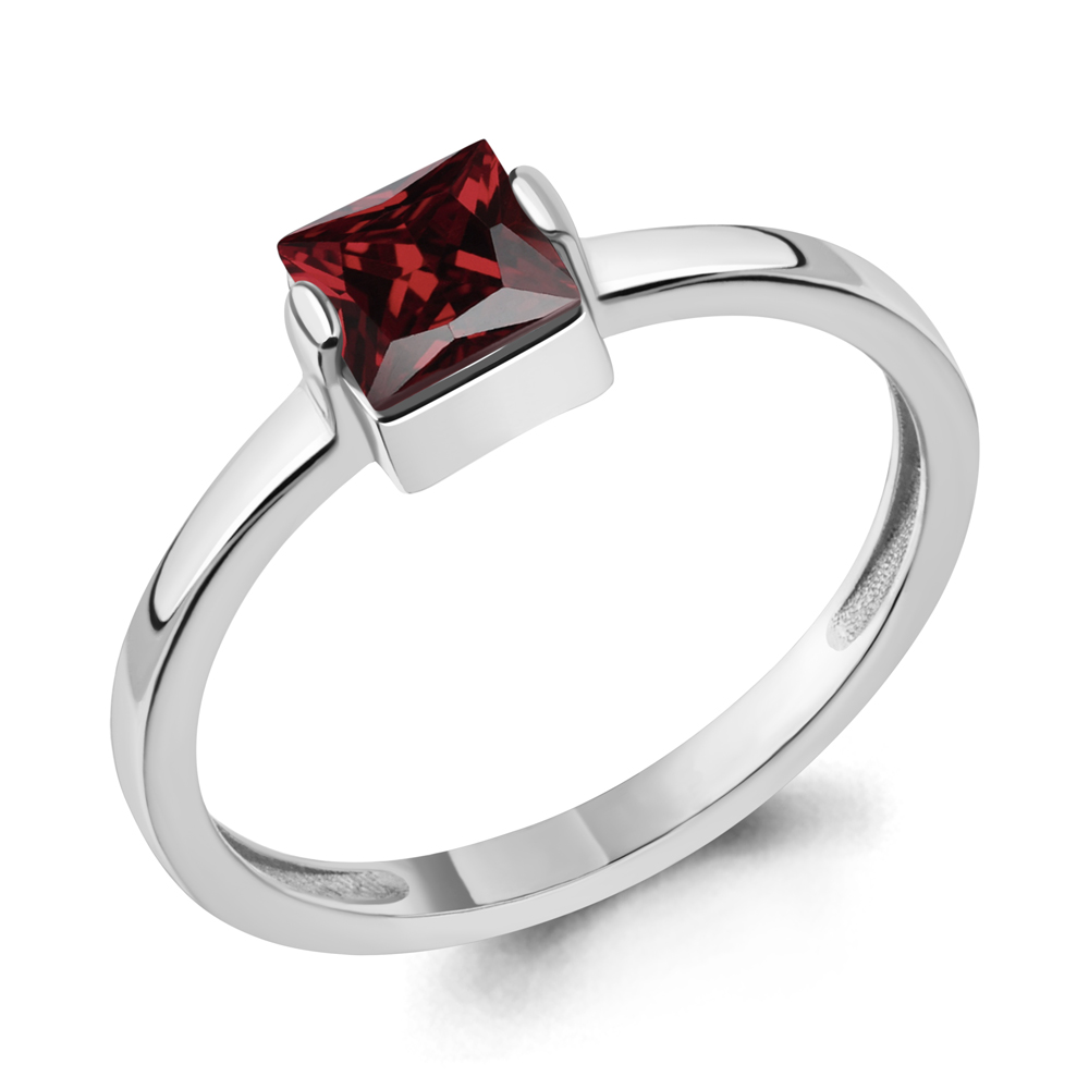 

Кольцо из серебра с гранатом Aquamarine Aquamarine 6961603_925_р р. 18, 6961603_925_р