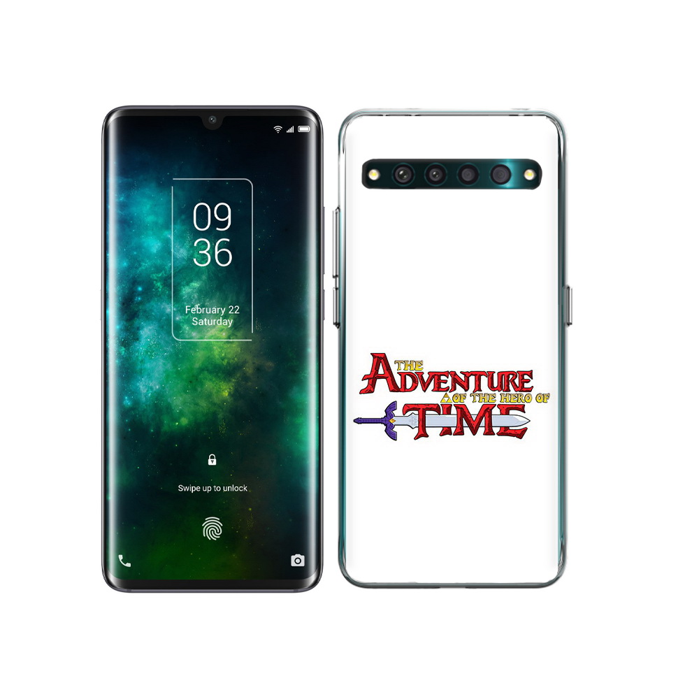 

Чехол MyPads Tocco для TCL 10 Pro время приключений логотип, Прозрачный, Tocco