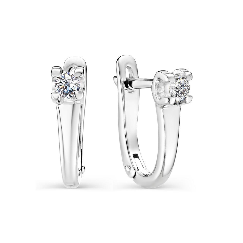 

Серьги из серебра с фианитом АЛЬКОР 02-0879_00КЦ-00, 02-0879_00КЦ-00