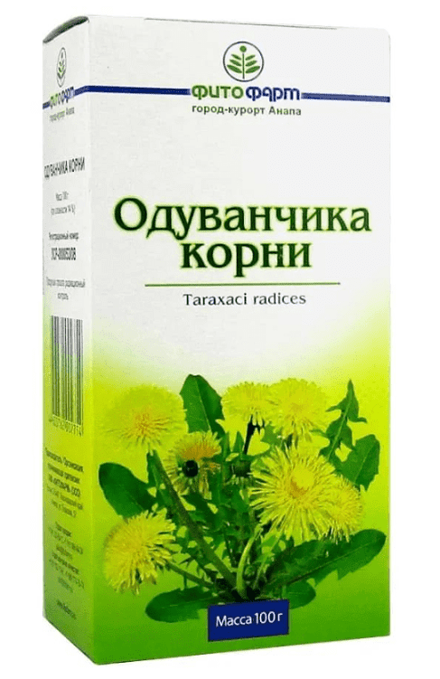 Одуванчик Фитофарм корни пачка 100 г 279₽