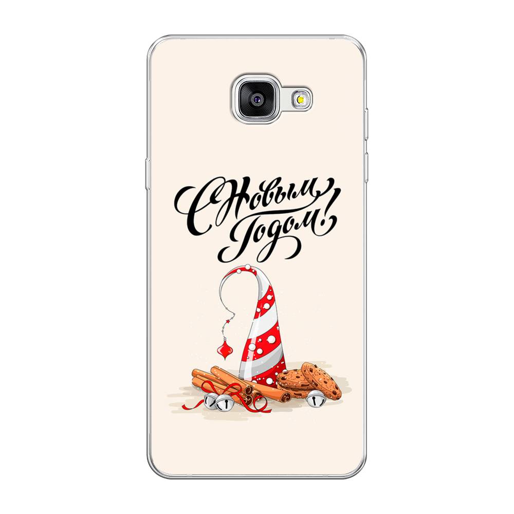 

Чехол на Samsung Galaxy A5 2016 "Подарки на Новый Год", Бежевый;красный;черный, 20550-5
