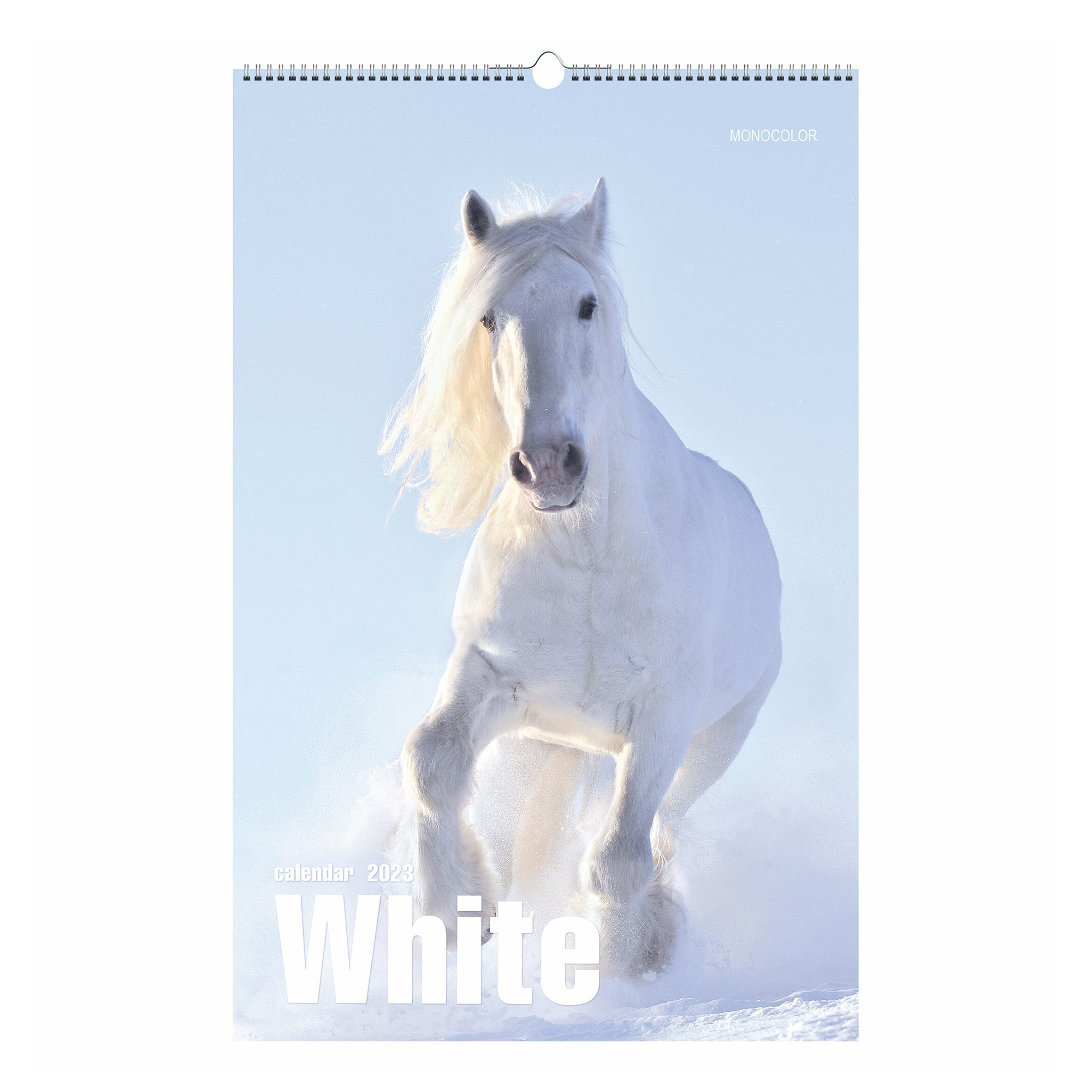 

Календарь настенный перекидной White на 2023 год на евроспиралях 280 х 435 мм