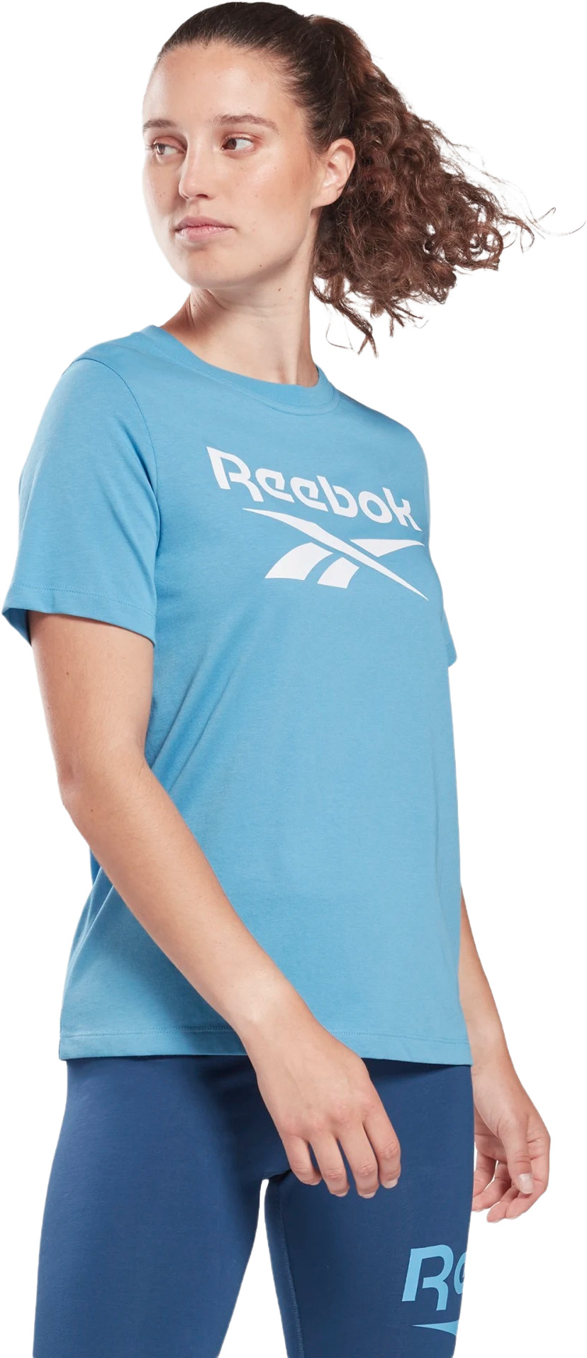 

Футболка женская Reebok HB2270 синяя 2XS, HB2270