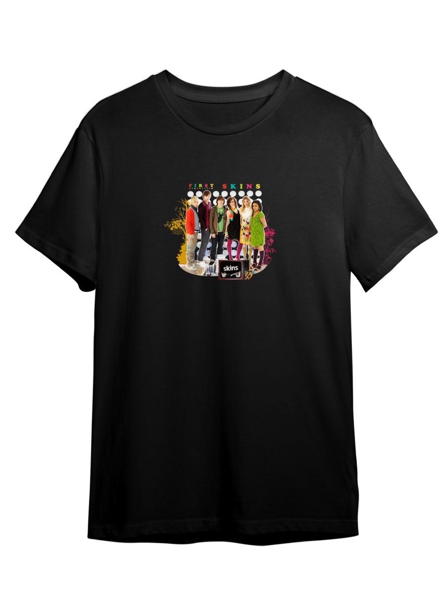 

Футболка унисекс СувенирShop Skins/Скинс/Молокососы 7 черная XL, Черный, "Skins/Скинс/Молокососы" 7