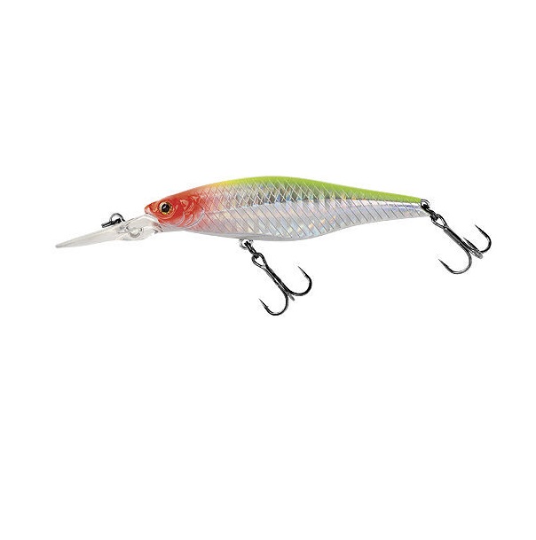 

Воблер для рыбалки Usami Wasabi Shad 80SP-DR, 10.9 гр., цвет #594, (плавающий) (красный /, Wasabi Shad