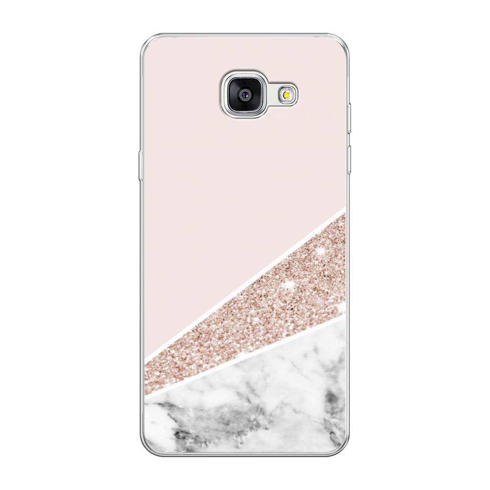 

Чехол на Samsung Galaxy A5 2016 "Блестящий розовый мрамор", 20550-3