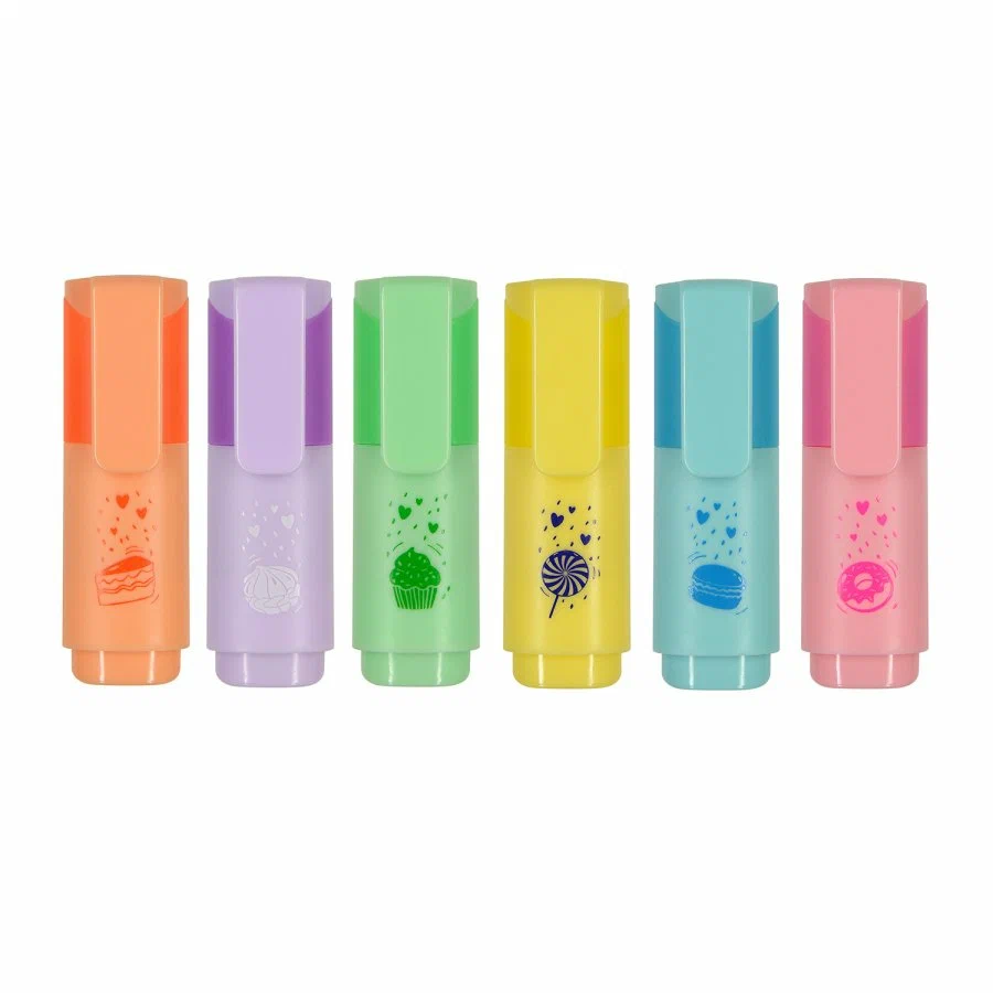 

Текстовыделитель Bruno Visconti Sweet marker zefir 6 пастельных цветов, Разноцветный