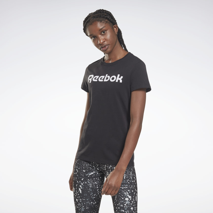 

Футболка женская Reebok GU8329 черная XL, GU8329
