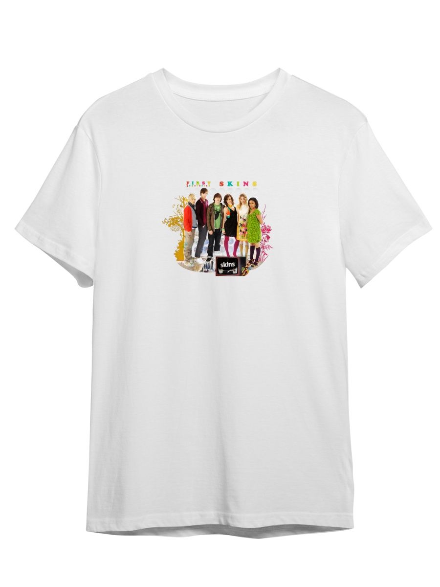 

Футболка унисекс СувенирShop Skins/Скинс/Молокососы 7 белая XS, Белый, "Skins/Скинс/Молокососы" 7