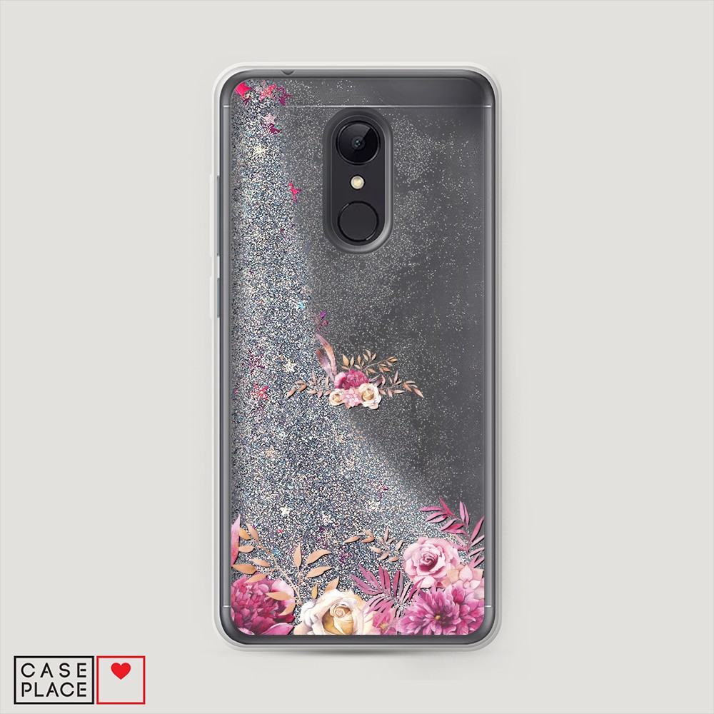 

Чехол Awog на Xiaomi Redmi 5 "Нежные розовые цветы", Разноцветный, 33091-1
