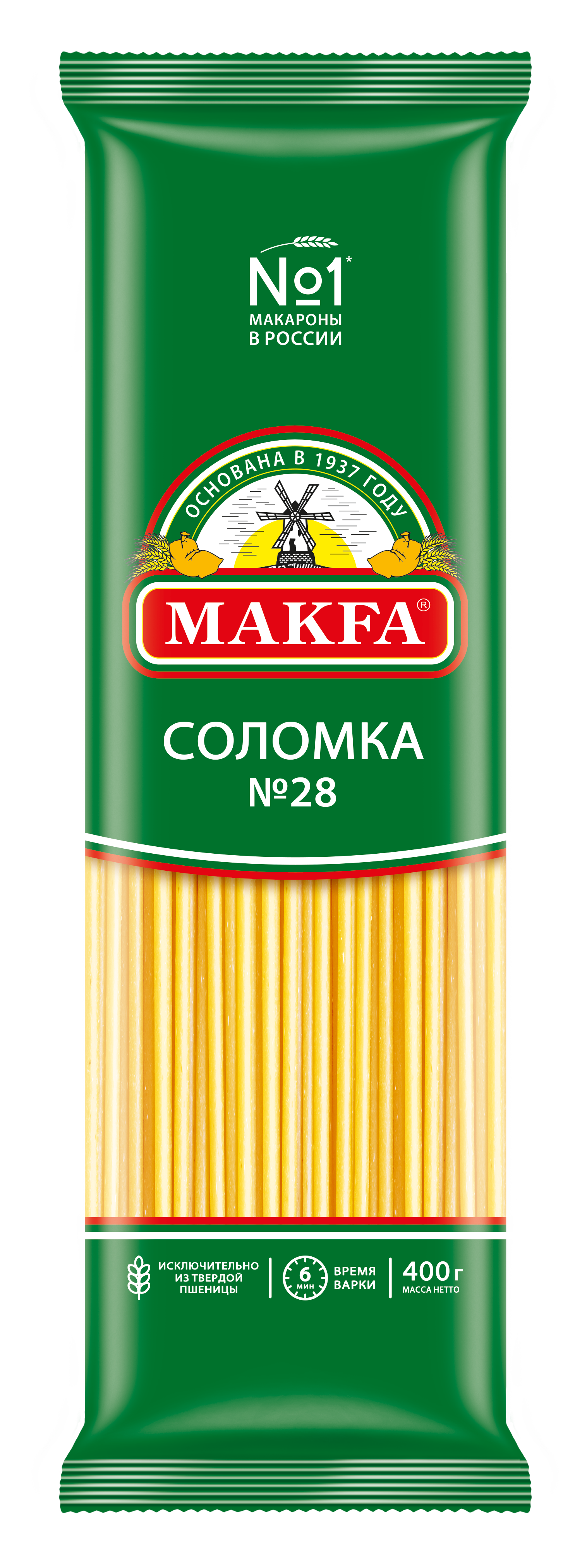 

Макаронные изделия Makfa Соломка длинная 400 г