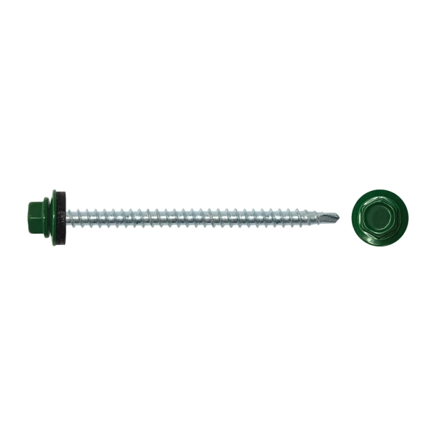 

Кровельные саморезы FIXBERG 4,8х70 мм 25 шт RAL6005