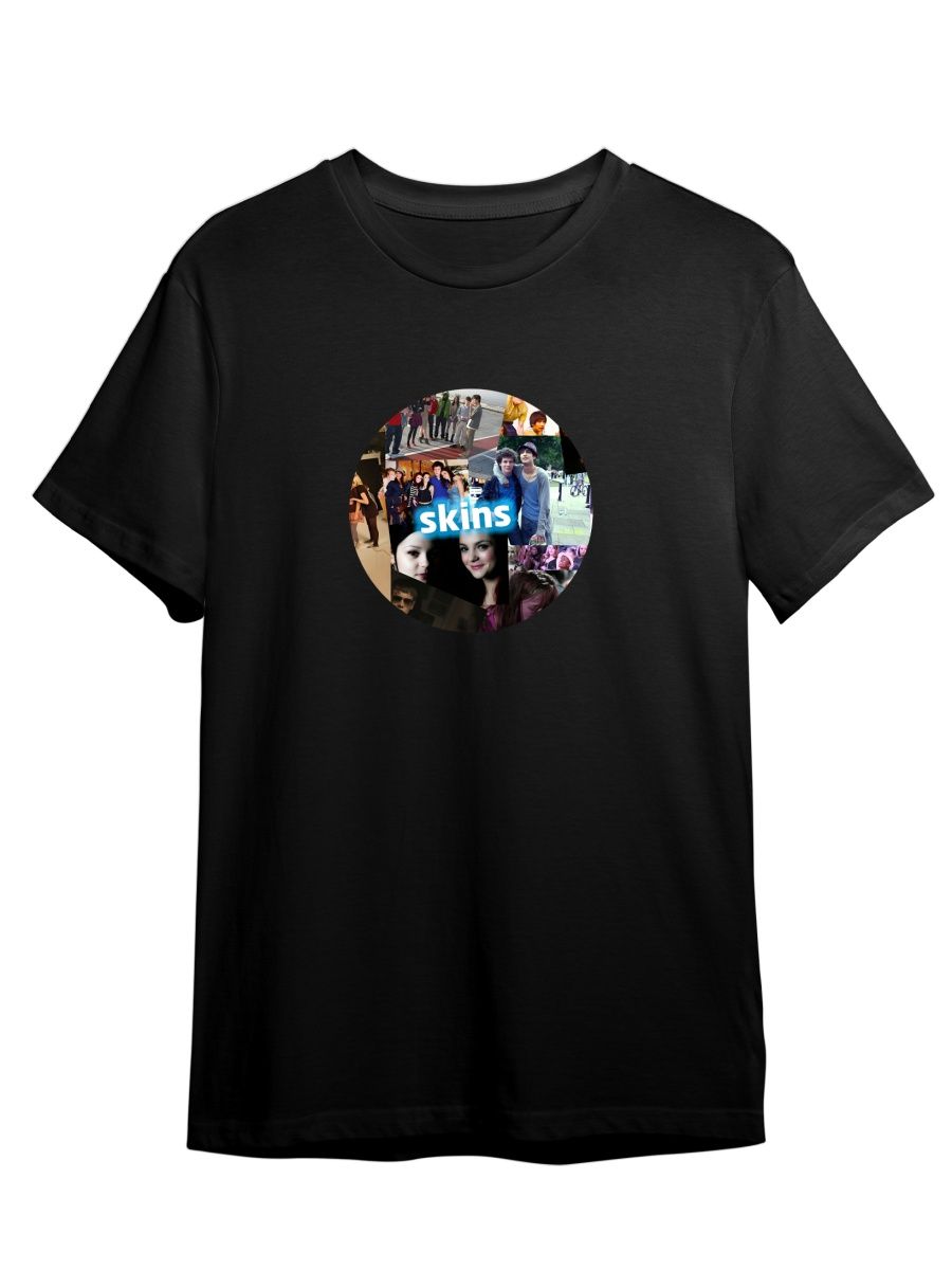 

Футболка унисекс СувенирShop Skins/Скинс/Молокососы 6 черная S, Черный, "Skins/Скинс/Молокососы" 6