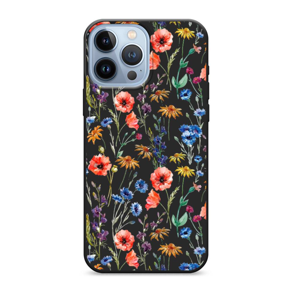 

Чехол Awog на Apple iPhone 13 Pro Max / Айфон 13 Pro Max "Маки и васильки фон", 14452-1