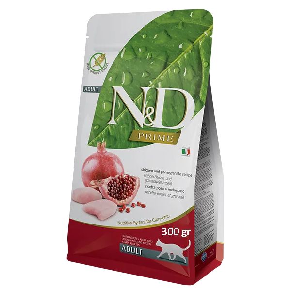 

FARMINA FARMINA CAT N&D PRIME CHICKEN & POMEGRANATE беззерновой для взрослых кошек с куриц