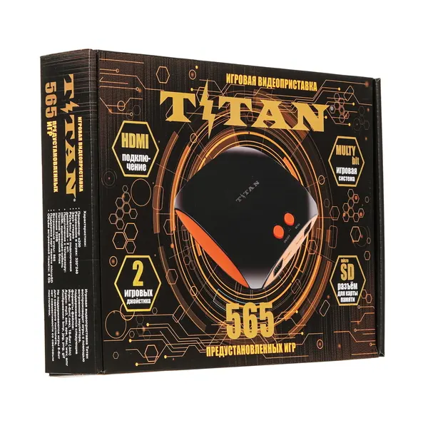 

Приставка 8/16bit Titan Magistr, 565 игр, Черный, Magistr