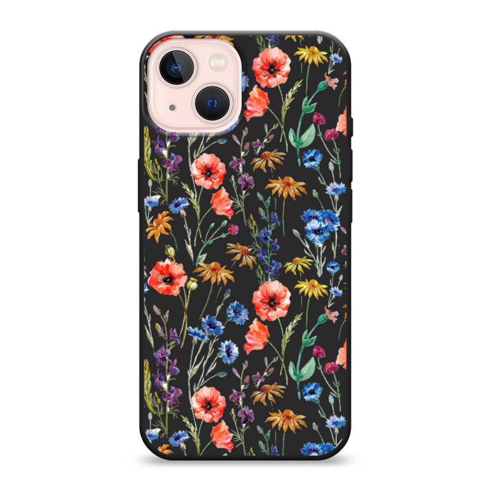 

Чехол Awog на Apple iPhone 13 / Айфон 13 "Маки и васильки фон", 14252-1