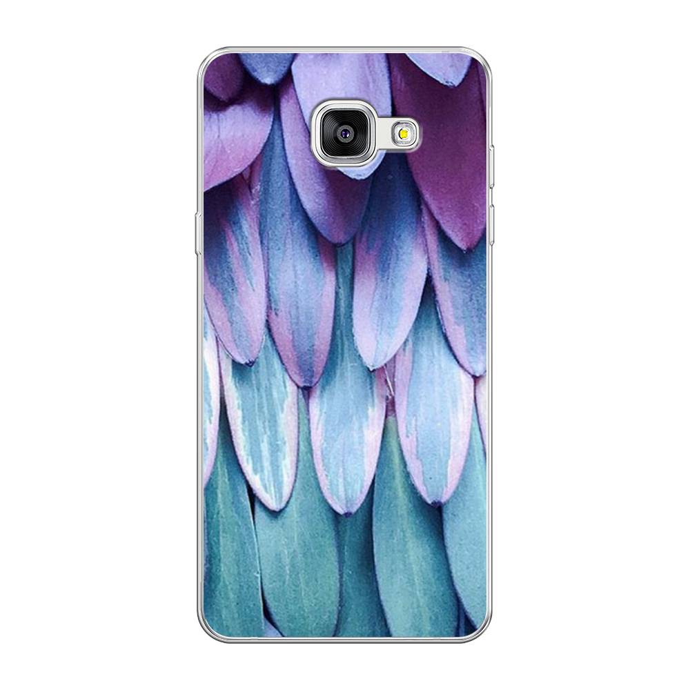 

Чехол на Samsung Galaxy A5 2016 "Синее перо", Фиолетовый;голубой, 20550-3