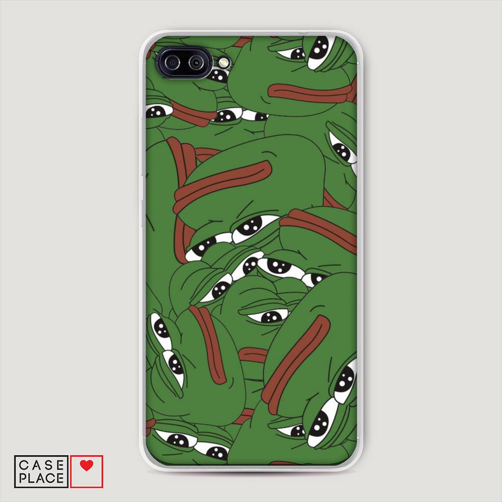 

Чехол Awog на Asus Zenfone 4 Max ZC520KL "Печальный frog", Зеленый;белый, 42750-9