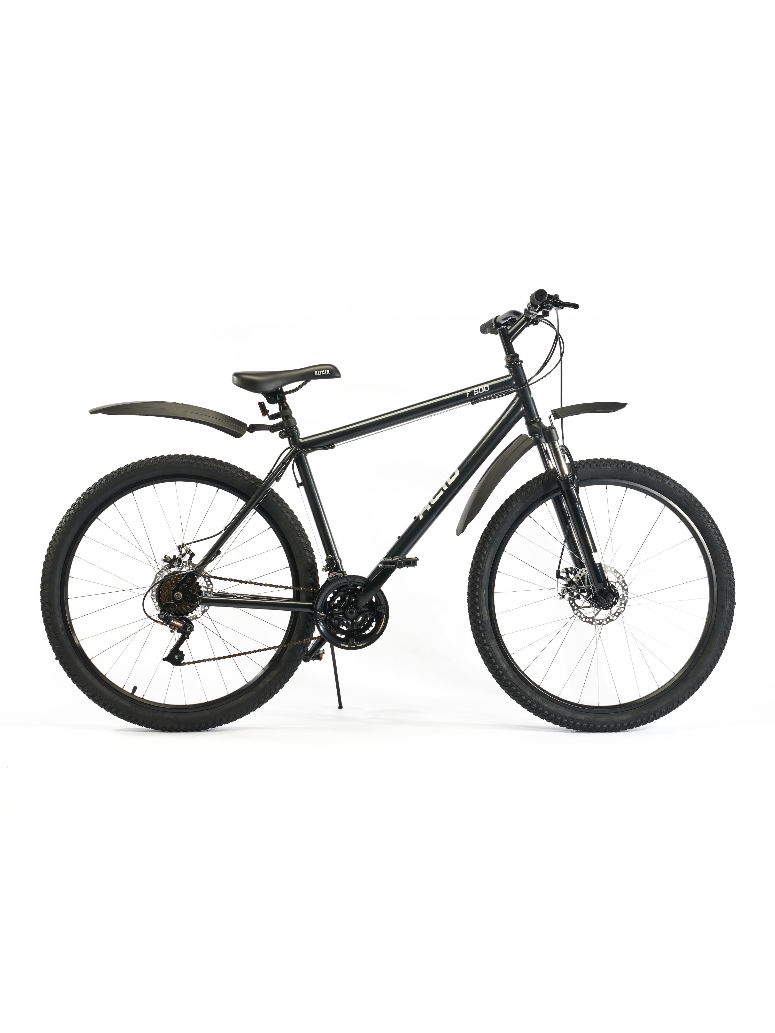

Велосипед горный 27,5" ACID F 500 D Темно-серый/Черный 2022 год 19" RBK22AT27015