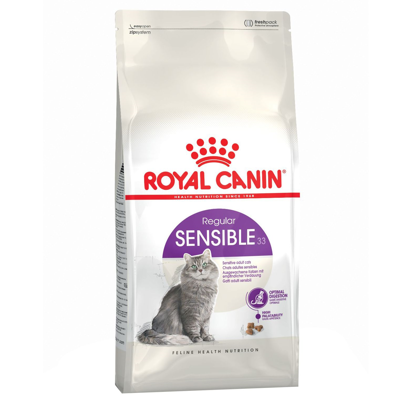 

Сухой корм для кошек ROYAL CANIN SENSIBLE 33, при аллергии 12шт по 0,4кг