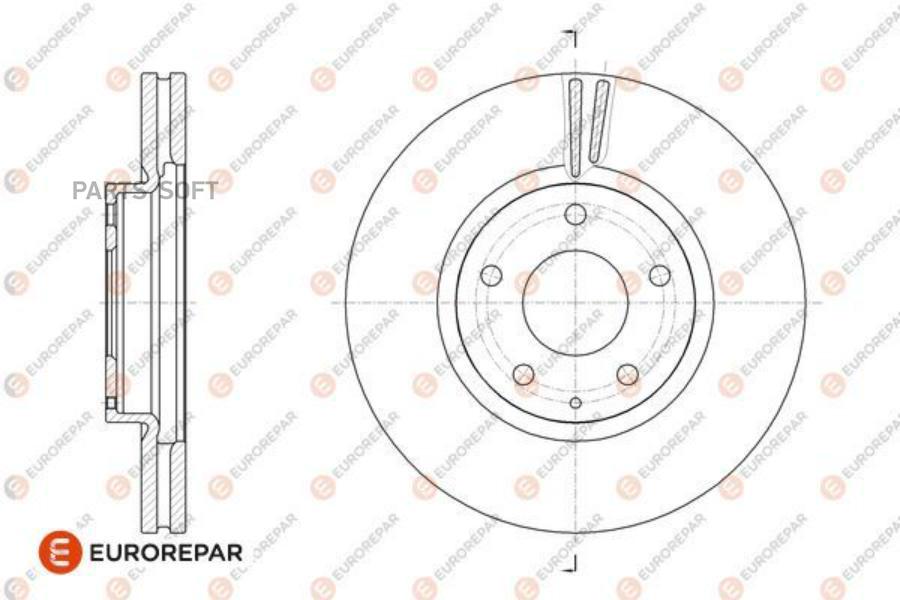 

Диск тормозной EUROREPAR 1676013780