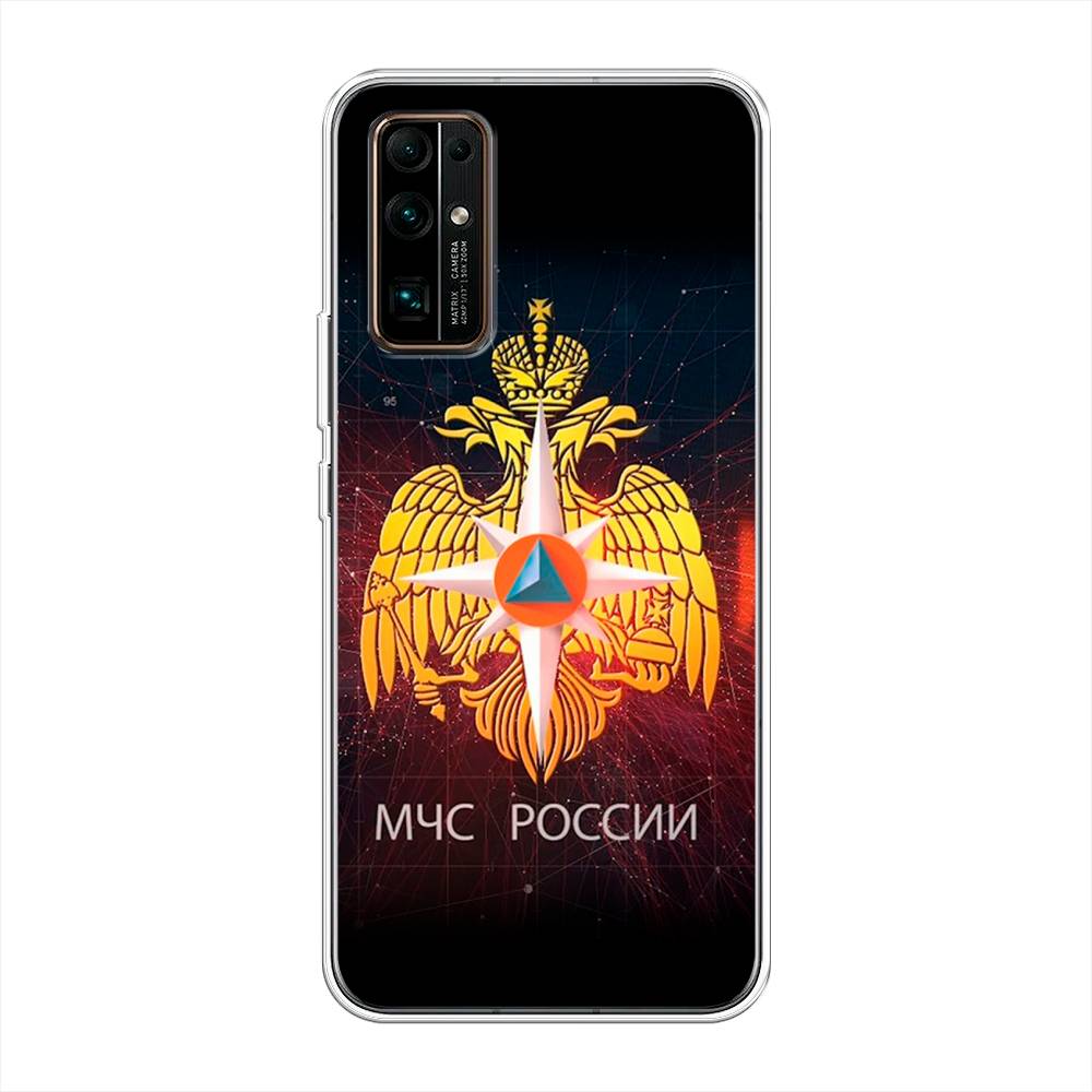 

Чехол Awog на Honor 30 "МЧС России", Черный;желтый;красный, 612150-5