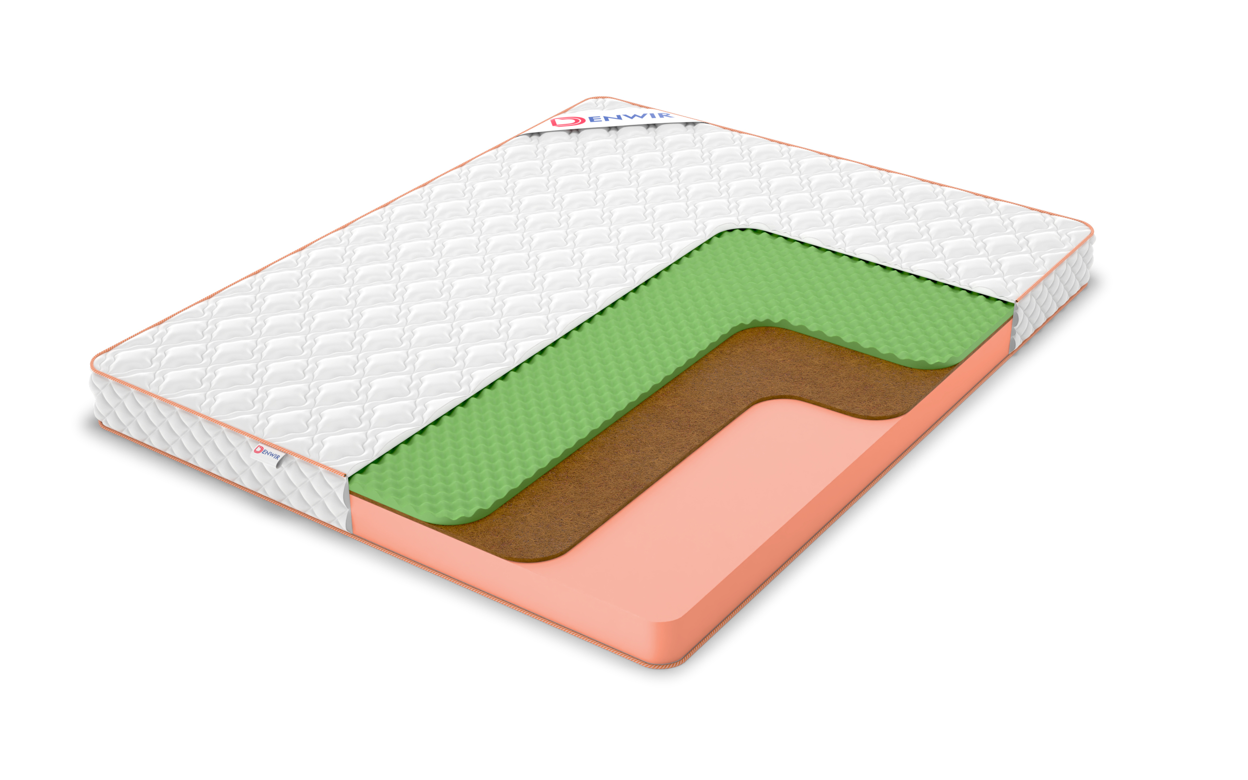 

Матрас Denwir Top Balance Relax 14 70х140, Бежевый;белый;серый;серебристый, Top Balance Relax 14